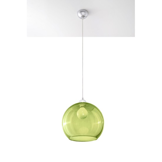 SOLLUX PENDUL  BALL VERDE E27 1x60W IP20 SL.0254