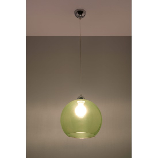 SOLLUX PENDUL  BALL VERDE E27 1x60W IP20 SL.0254