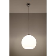 SOLLUX PENDUL  BALL ALB E27 1x60W IP20 SL.0256
