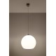 SOLLUX PENDUL  BALL ALB E27 1x60W IP20 SL.0256