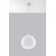 SOLLUX PENDUL  BALL ALB E27 1x60W IP20 SL.0256