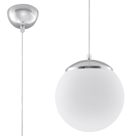 SOLLUX PENDANT LAMP UGO 20 WHITE E27 1x60W IP20 SL.0263