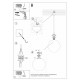 SOLLUX PENDANT LAMP UGO 20 WHITE E27 1x60W IP20 SL.0263