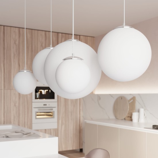 SOLLUX PENDANT LAMP UGO 20 WHITE E27 1x60W IP20 SL.0263