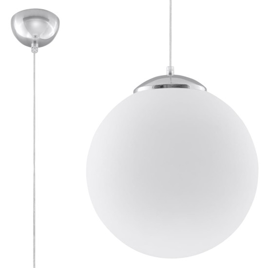 SOLLUX PENDUL UGO 40 ALB E27 1x60W IP20 SL.0265