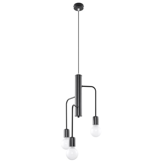 SOLLUX ПОЛИЛЕЙ DUOMO 3M ЧЕРЕН E27 3x60W IP20 SL.0302