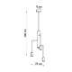 SOLLUX ПОЛИЛЕЙ DUOMO 3M ЧЕРЕН E27 3x60W IP20 SL.0302