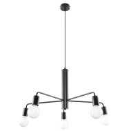 SOLLUX ПОЛИЛЕЙ DUOMO 5 ЧЕРЕН E27 5x60W IP20 SL.0304