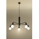 SOLLUX ПОЛИЛЕЙ DUOMO 5 ЧЕРЕН E27 5x60W IP20 SL.0304