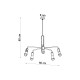 SOLLUX ПОЛИЛЕЙ DUOMO 5 ЧЕРЕН E27 5x60W IP20 SL.0304