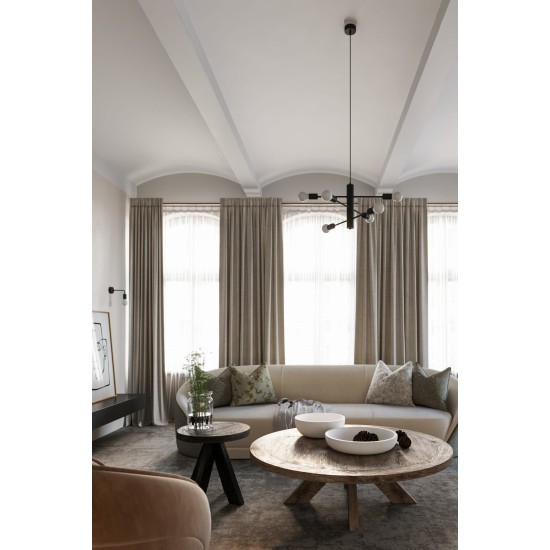 SOLLUX ПОЛИЛЕЙ DUOMO 6 ЧЕРЕН E27 6x60W IP20 SL.0305