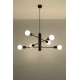 SOLLUX ПОЛИЛЕЙ DUOMO 6 ЧЕРЕН E27 6x60W IP20 SL.0305