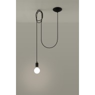 SOLLUX ПЕНДЕЛ EDISON КАБЕЛ ТЕКСТИЛ E27 1x60W IP20 SL.0369