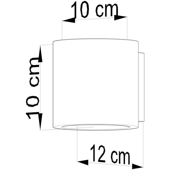 SOLLUX SPOT ROTUNDA DE PERETE ORBIS 1 SL.1181