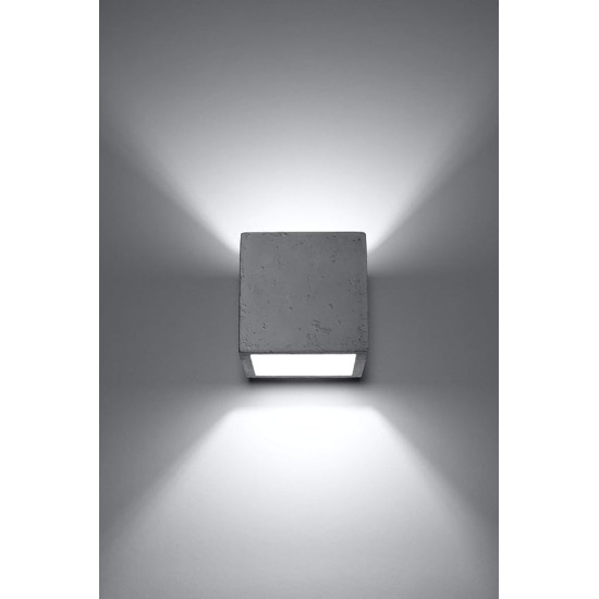 SOLLUX WALL LAMP QUAD PERSIAN INDIGO SL.0487 GREY 8W