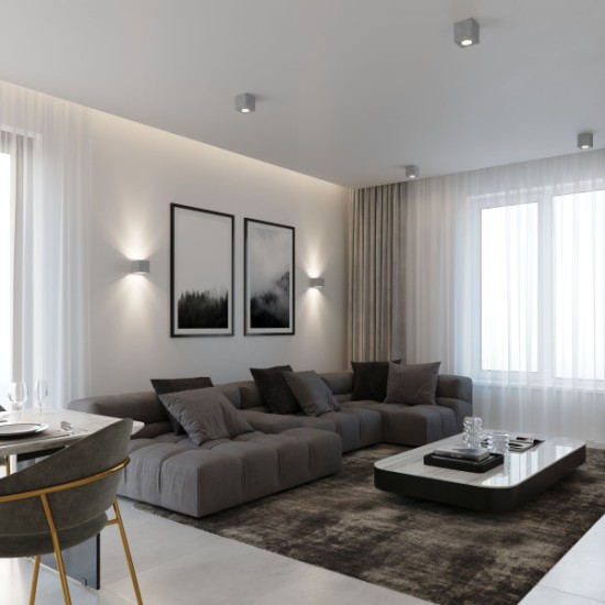 SOLLUX ЛУНА, СПОТ ЗА ТАВАН QUAD PERSIAN INDIGO SL.0489