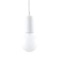 SOLLUX PENDANT LAMP DIEGO 1 WHITE E27 1x60W IP20 SL.0569