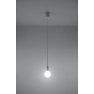 SOLLUX PENDANT LAMP DIEGO 1 WHITE E27 1x60W IP20 SL.0569