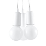 SOLLUX PENDUL DIEGO 3 ALB E27 3x60W IP20 SL.0570