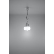 SOLLUX PENDUL DIEGO 3 ALB E27 3x60W IP20 SL.0570