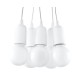 SOLLUX PENDANT LAMP DIEGO 5 WHITE E27 5x60W IP20 SL.0571