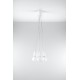 SOLLUX PENDANT LAMP DIEGO 5 WHITE E27 5x60W IP20 SL.0571