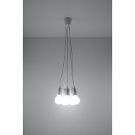SOLLUX PENDANT LAMP DIEGO 5 WHITE E27 5x60W IP20 SL.0571