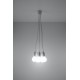 SOLLUX PENDANT LAMP DIEGO 5 WHITE E27 5x60W IP20 SL.0571