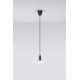SOLLUX PENDANT LAMP DIEGO 1 BLACK E27 1x60W IP20 SL.0572