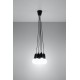 SOLLUX PENDANT LAMP DIEGO 5 BLACK E27 5x60W IP20 SL.0574