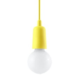 SOLLUX PENDANT LAMP DIEGO 1 YELLOW E27 1x60W IP20 SL.0578