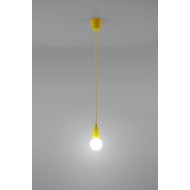 SOLLUX PENDANT LAMP DIEGO 1 YELLOW E27 1x60W IP20 SL.0578