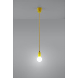 SOLLUX PENDANT LAMP DIEGO 1 YELLOW E27 1x60W IP20 SL.0578