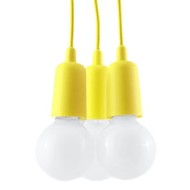 SOLLUX PENDUL DIEGO 3 GALBEN E27 3x60W IP20 SL.0579