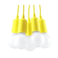 SOLLUX PENDANT LAMP DIEGO 5 YELLOW E27 5x60W IP20 SL.0580