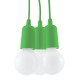 SOLLUX PENDUL DIEGO 3 VERDE E27 3x60W IP20 SL.0582
