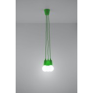 SOLLUX PENDUL DIEGO 3 VERDE E27 3x60W IP20 SL.0582