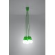 SOLLUX PENDUL DIEGO 5 VERDE E27 5x60W IP20 SL.0583