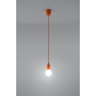 SOLLUX PENDANT LAMP DIEGO 1 ORANGE E27 1x60W IP20 SL.0584