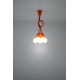 SOLLUX PENDANT LAMP DIEGO 5 ORANGE E27 5x60W IP20 SL.0586