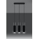 SOLLUX BORGIO 3 HANGING LAMP BLACK GU10 3X40W IP20 SL.0652