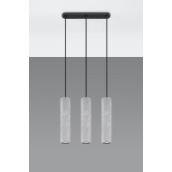 SOLLUX LUVO 3 HANGING LAMP GREY GU10 3X40W IP20 SL.0655