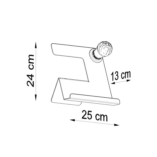 SOLLUX TABLЕ LAMP INCLINE SL.0668