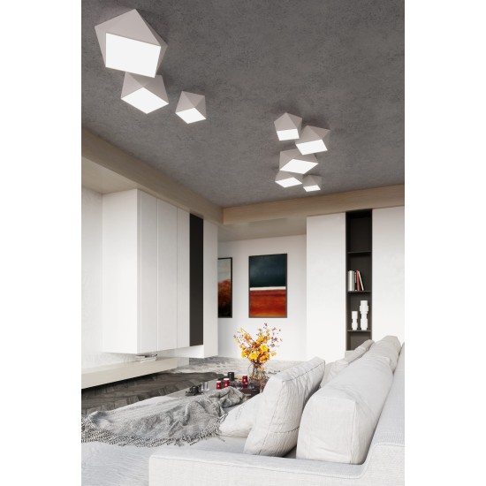 SOLLUX CEILING LIGHT HEXA 25 WHITE E27 1x60W IP20 SL.0686