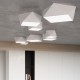 SOLLUX CEILING LIGHT HEXA 25 WHITE E27 1x60W IP20 SL.0686