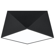 SOLLUX CEILING LIGHT HEXA 25 BLACK E27 1x60W IP20 SL.0687