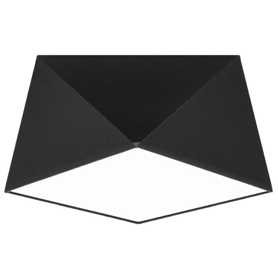 SOLLUX ПЛАФОН HEXA 25 ЧЕРЕН E27 1x60W IP20 SL.0687