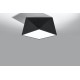 SOLLUX ПЛАФОН HEXA 25 ЧЕРЕН E27 1x60W IP20 SL.0687