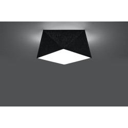 SOLLUX CEILING LIGHT HEXA 25 BLACK E27 1x60W IP20 SL.0687