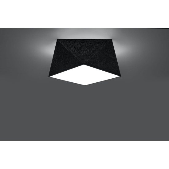 SOLLUX ПЛАФОН HEXA 25 ЧЕРЕН E27 1x60W IP20 SL.0687